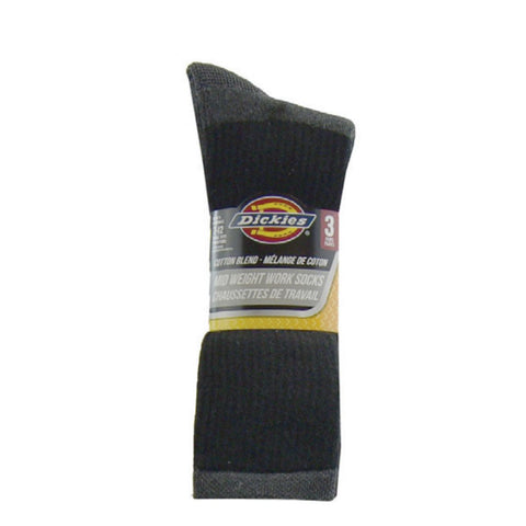 Chaussettes Dickies pour homme, en mélange de coton mi-lourd, lot de 3 3374D