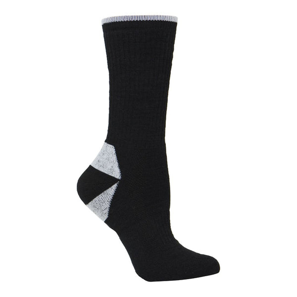 Chaussettes de travail Kodiak pour femmes, lot de 2, mélange de coton 5964-2L - Noir/Gris