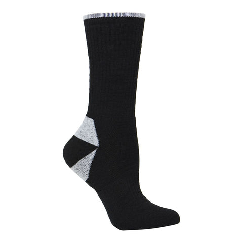 Chaussettes de travail Kodiak pour femmes, lot de 2, mélange de coton 5964-2L - Noir/Gris