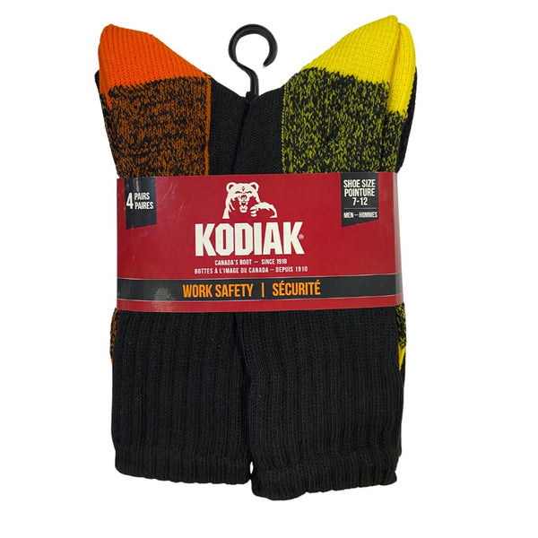 Chaussettes de travail en mélange de coton Kodiak, paquet de 4, 3248