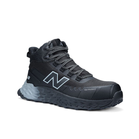 Chaussure de travail MID CSA légère à embout composite New Balance Fresh Foam Cremorne pour hommes MCFCMEHP-B - Noir/Gris