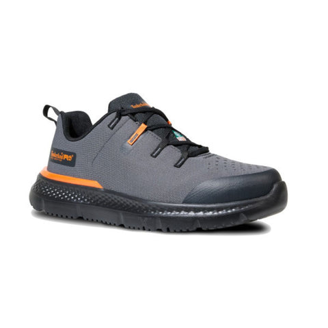 Chaussure de travail athlétique Timberland PRO Intercept pour hommes à cap de acier TB0A44QYEEA - Gris/Orange