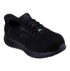 Chaussures de travail Skechers Cicades Ombray pour femmes, bout composite à enfiler 108224CABK - Noir