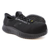 Chaussures de travail Skechers Cicades Ombray pour femmes, bout composite à enfiler 108224CABK - Noir
