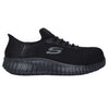 Chaussures de travail Skechers Cicades Ombray pour femmes, bout composite à enfiler 108224CABK - Noir
