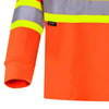 Chemise de travail 100 % coton à manches longues Pioneer pour homme, haute visibilité 6981A