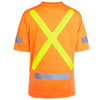 Chemise de travail en coton à manches courtes Terra haute visibilité 116619 - Orange