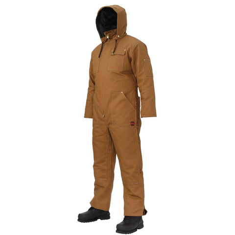 Combinaison de travail Tough Duck  isolée et à capuche pour homme WC01 - Brun