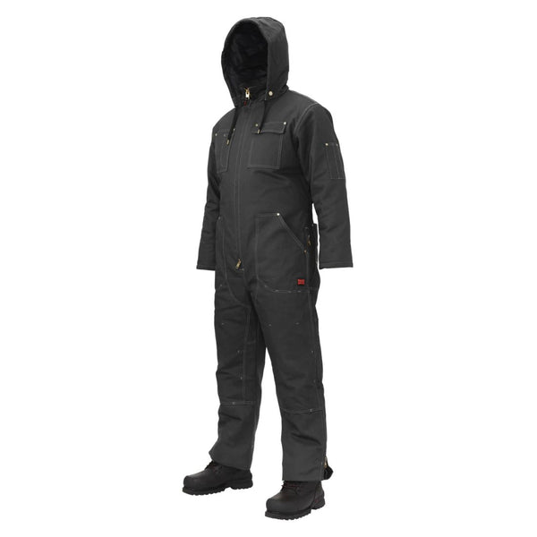 Combinaison de travail Tough Duck  isolée et à capuche pour homme WC01 - Noir