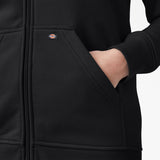 Dickies Pull épais à capuche zippé sur le devant pour femmes FW201 - Noir
