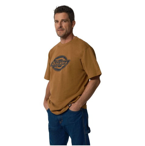 Dickies T-shirt à manches courtes avec logo épais WS22C - Bronze