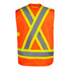 Gilet de géomètre haute visibilité Terra avec fermeture éclair 116624OR