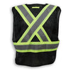 Gilet de sécurité Big K 100 % polyester à maille douce BK101BLK