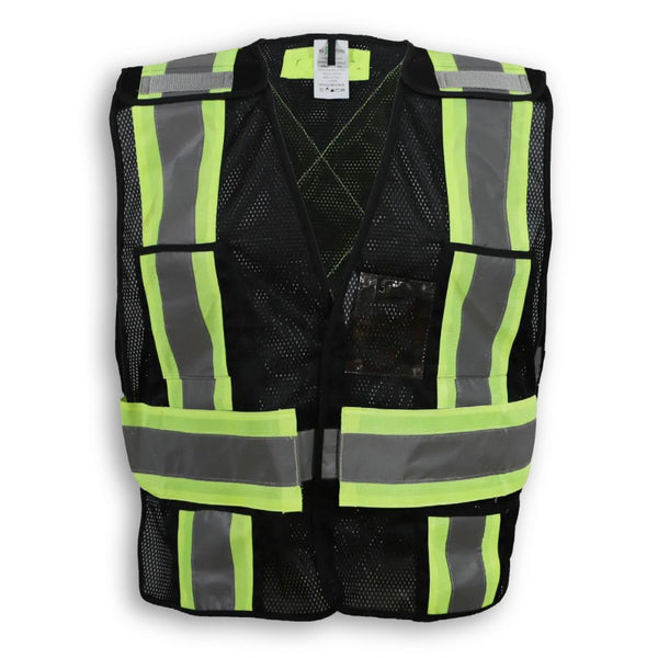 Gilet de sécurité Big K 100 % polyester à maille douce BK101BLK