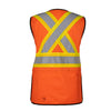 Gilet de sécurité haute visibilité pour femmes P&F avec bandes réfléchissantes de 10 cm PF760B-17