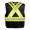 Gilet de travail haute visibilité Tear Away Terra 5 Points - Noir 116523BK