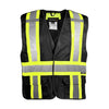 Gilet de travail haute visibilité Tear Away Terra 5 Points - Noir 116523BK