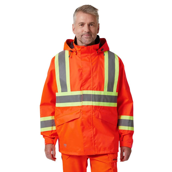 Helly Hansen Alta Hi Vis CSA Veste imperméable pour hommes 71088 - Orange