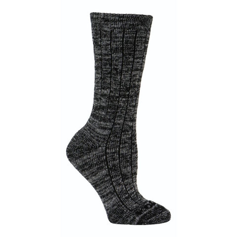 Chaussettes de travail femme en laine mérinos Kodiak - Noir