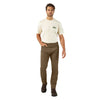 Pantalon de travail Dickies Tradebuilt Duck Canvas à double genou pour homme A861D - Brun