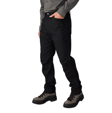 Pantalon de travail Dickies Tradebuilt Duck Canvas à double genou pour homme A861D - Noir