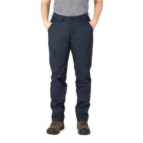 Pantalon de travail cargo extensible pour femme P&F PF820 - Marine