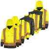 Parka d'hiver Pioneer Yukon imperméable haute visibilité 7 en 1 pour homme 5057 - Jaune