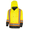 Parka d'hiver Pioneer Yukon imperméable haute visibilité 7 en 1 pour homme 5057 - Jaune