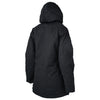 Parka de travail doublée en toile de coton pour femme Tough Duck avec capuche convertible WJ48 - Noir