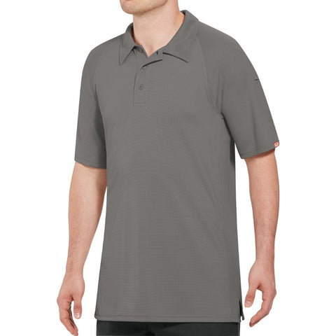 Polo actif à manches courtes Performance Knit® Flex Series pour hommes Red Kap pour hommes - Gris