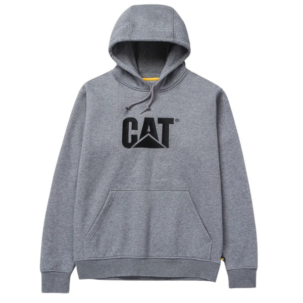 Pull de travail à capuche CAT Trademark W10646 - Gris