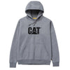 Pull de travail à capuche CAT Trademark W10646 - Gris