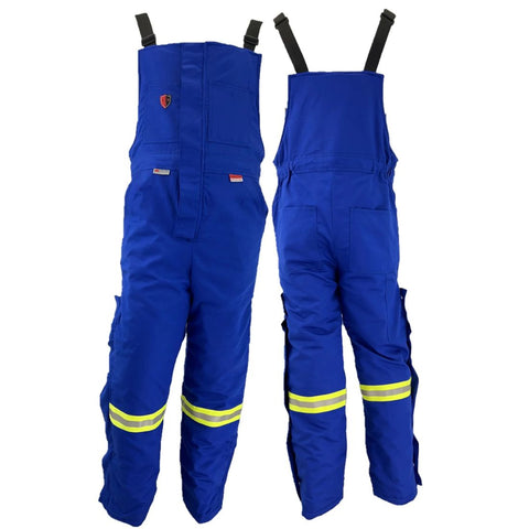 Salopette d'hiver haute visibilité isolée et ignifugée Atlas Guardian pour homme 2192RB - Bleu royal
