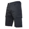 Short cargo Tough Duck 11" coupe décontractée en sergé flexible 6310 - Noir