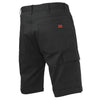 Short cargo Tough Duck 11" coupe décontractée en sergé flexible 6310 - Noir