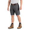 Short cargo de travail Berne Heartland Flex Ripstop 25 cm pour homme S912 - Gris