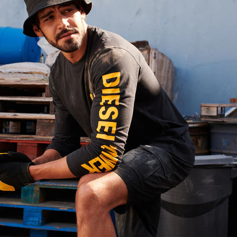 Short de travail en ripstop CAT pour homme 1080035 - Noir