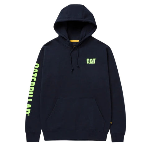 Sweat à capuche avec bannière de marque CAT pour hommes - Eclipse 1910709