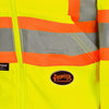 Sweat à capuche de sécurité en polaire haute visibilité pour femme Pioneer 6925W - Jaune