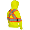 Sweat à capuche de sécurité en polaire haute visibilité pour femme Pioneer 6925W - Jaune