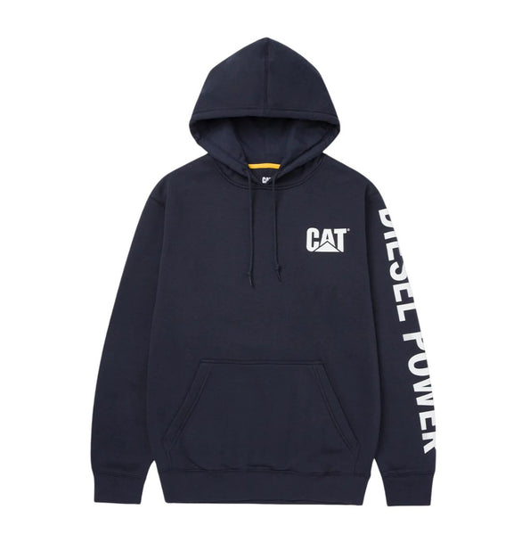 Sweat à capuche de travail Diesel Power pour homme CAT 1090036 - Marine