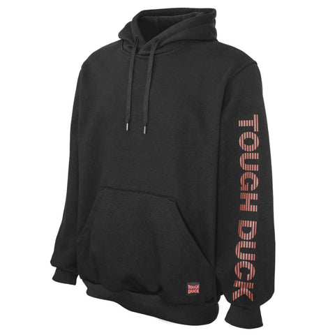 Sweat à capuche graphique Tough Duck pour homme WJ40 - Noir