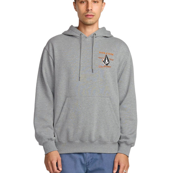 Sweat à capuche graphique Volcom pour homme A4132503 - Gris