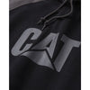 Sweat à capuche raglan color block CAT pour hommes 1050024 - Noir/Gris