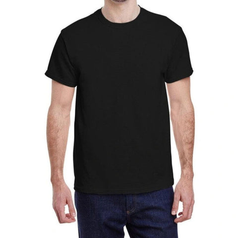 T-shirt à manches courtes et col ras du cou Gildan G500 pour hommes - NOIR