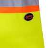 T-shirt de sécurité motif œil-de-perdrix haute visibilité Pioneer pour femmes 6949 - Jaune