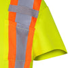 T-shirt de sécurité motif œil-de-perdrix haute visibilité Pioneer pour femmes 6949 - Jaune