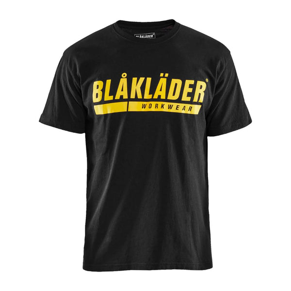 T-shirt de travail Blaklader à manches courtes pour homme 3555 - Noir/Jaune