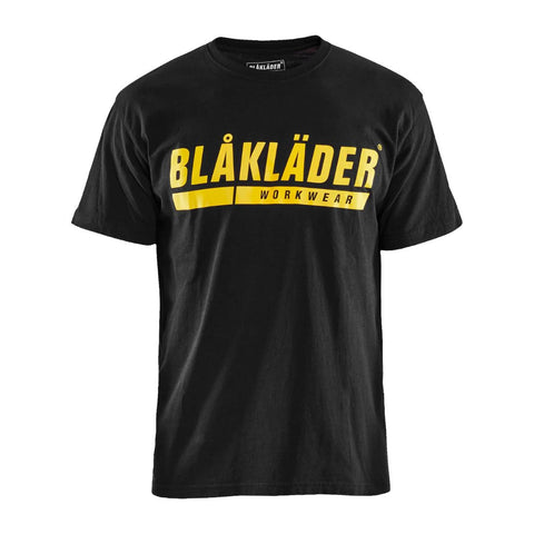 T-shirt de travail Blaklader à manches courtes pour homme 3555 - Noir/Jaune