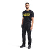 T-shirt de travail Blaklader à manches courtes pour homme 3555 - Noir/Jaune